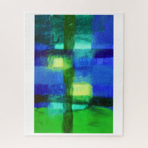 Vensters van Maderi - Abstracte Kunst Legpuzzel