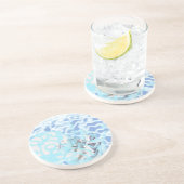 Vent Abstrait Dessous de verre de grès (Côté)