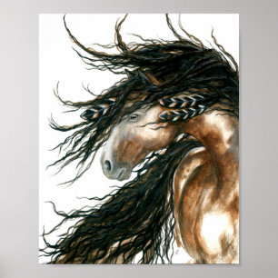 Vent Chanson Horse par Bihrle Poster