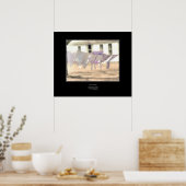 Vent dans la ligne de lavage - Poster de Haiku (Cuisine)