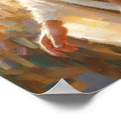 Vent de la Foi, Art mural chrétien, Jésus et Fille (Coin)