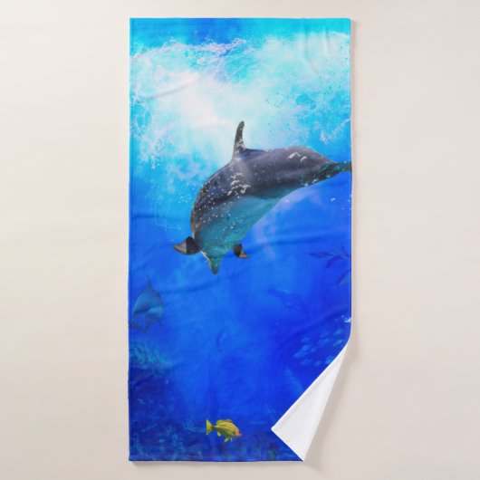 VENT Dolphin World SUR L'EAU 1 (Serviette de bain)