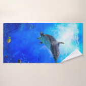 VENT Dolphin World SUR L'EAU 1 (Serviette de bain)