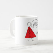 vent met de cape koffiemok (Voorkant links)