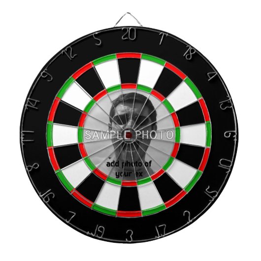 Vent over je ex therapeutisch grappig dartboard dartbord (Voorkant)