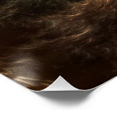 Vent Storm Fractal Art parfait Poster (Coin)