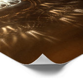 Vent Storm Fractal Art Wall Poster II (Coin)
