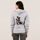 Vent | sweat - shirt à capuche à fermeture éclair  (Dos entier)