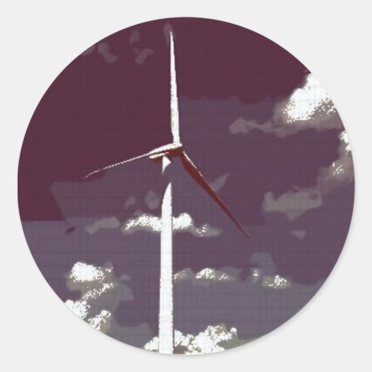 Vent Turbine autocollant (Devant)
