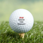 VENTE ! Balles de golf - pack de 3 - Personnalisé (T-shirt Insitu)