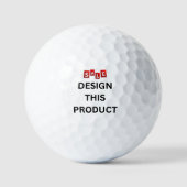 VENTE ! Balles de golf - pack de 3 - Personnalisé (Recto)