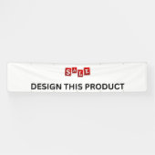 VENTE ! Bannière - 2,5 po x 12 po - Gromme extérie (Horizontal)