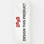 VENTE ! Bannière - 2,5' x 6' - Grommet extérieur a (Vertical)