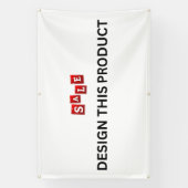 VENTE ! Bannière - 4'x6' - Extérieur avec granulés (Verticale)