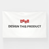 VENTE ! Bannière - 6'x10' - Intérieur - Personnali (Horizontal)