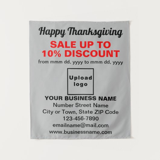 Vente d'action de grâces sur une Tapisserie (Devant)