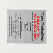 Vente d'action de grâces sur une Tapisserie (Devant (Horizontal))