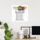 Vente de 2 jours - Affiche de l'enseignant de l'éc (Bureau à domicile)