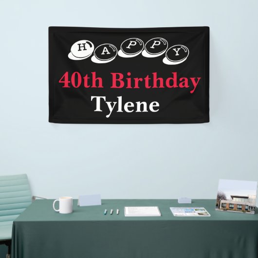 Vente de bannière du 40e anniversaire (Salon professionnel)