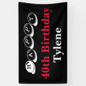 Vente de bannière du 40e anniversaire (Vertical)