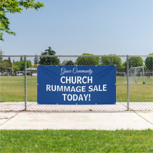 Vente de charité de l'église ! Bannière