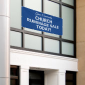 Vente de charité de l'église ! Bannière (Bâtiment extérieur)