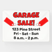 VENTE DE GARAGE SUR MESURE ! Banderole (Horizontal)