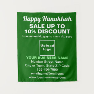 Vente de Hanukkah d'affaires sur Tapisserie Verte