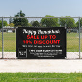 Vente de Hanukkah d'affaires sur une bannière rect (Insitu)