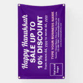 Vente de Hanukkah d'affaires sur une bannière rect (Verticale)