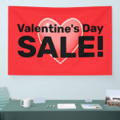 VENTE de la Saint Valentin ! Banderole (Salon professionnel)