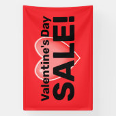 VENTE de la Saint Valentin ! Banderole (Verticale)