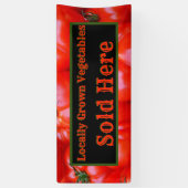 Vente de légumes cultivés localement ici Bannière (Vertical)