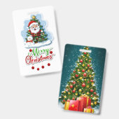Vente de modèles de badges festifs : Célébrez Noël (Avant & arrière)
