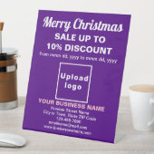 Vente de Noël d'affaires sur le panneau Pedestal v (In SItu)