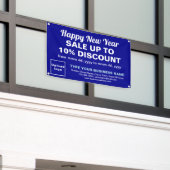 Vente de Nouvel An Entreprise sur Bannière Rectang (Bâtiment extérieur)