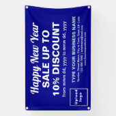 Vente de Nouvel An Entreprise sur Bannière Rectang (Verticale)