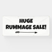 Vente De Rummage Énorme ! Banderole (Horizontal)