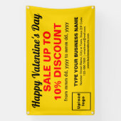 Vente de Saint-Valentin d'affaires sur bannière Re (Verticale)