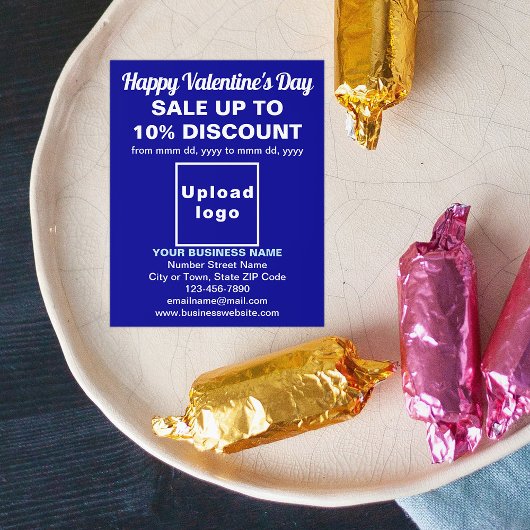 Vente de Saint-Valentin d'affaires sur prospectus