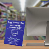 Vente de Saint-Valentin sur le panneau Pedestal Bl