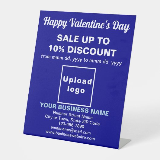 Vente de Saint-Valentin sur le panneau Pedestal Bl (Recto)