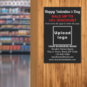 Vente de Saint Valentin sur papier photo noir