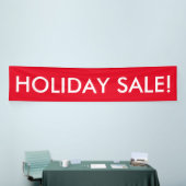 Vente de vacances personnalisable bannière rouge b (Salon professionnel)