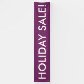 Vente de vacances personnalisable bannière violet  (Vertical)