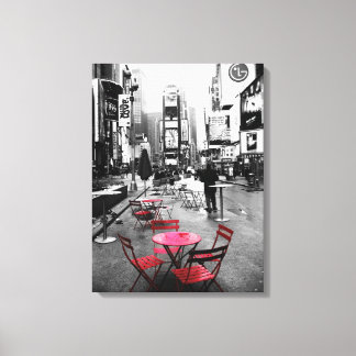 VENTE DE VACANCES ! Toile rouge noir blanc Carré