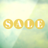 Vente de vitrine de magasin moderne autocollant ja (Feuille 3)