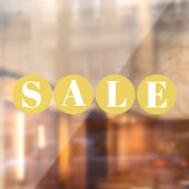 Vente de vitrine de magasin moderne autocollant ja (Feuille 2)