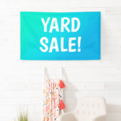 VENTE DE YARD ! Bannière de vinyle (En situation)