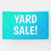 VENTE DE YARD ! Bannière de vinyle (Horizontal)